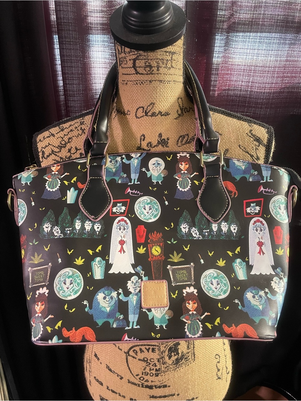 Haunted Mansion Print Handbag